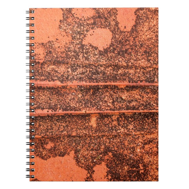 Caderno Espiral textureabstrato de fundo do abstrato, envelhecido, (Frente)