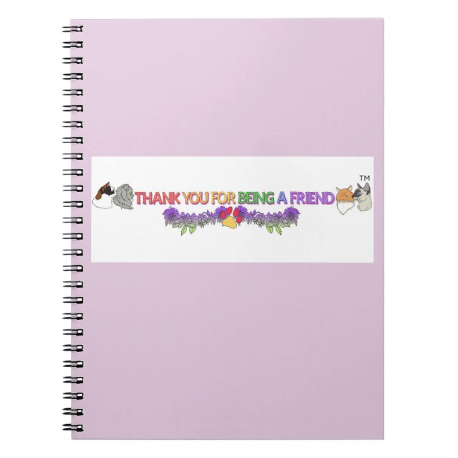 Caderno Espiral Thank You for Being a Friend Official Notebook (Frente)