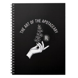 Caderno Espiral The Art of the Apothecary Rx 