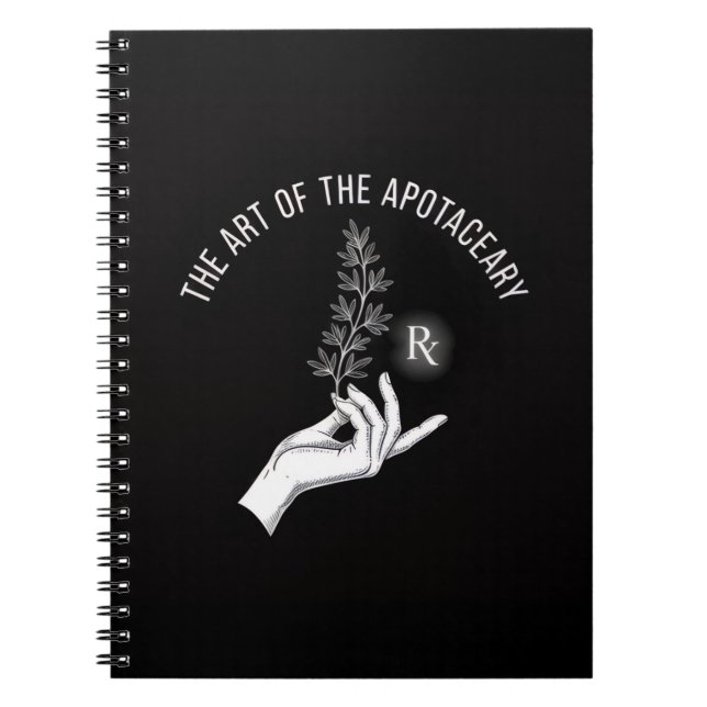 Caderno Espiral The Art of the Apothecary Rx  (Frente)