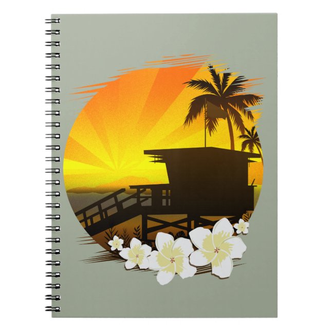 Caderno Espiral The Beach Life (Frente)