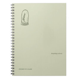 Caderno Espiral The Bell Jar- Botanists Pause- Minimal 