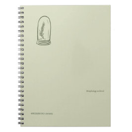 Caderno Espiral The Bell Jar- Botanists Pause- Minimal