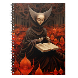 Caderno Espiral The Book Healer - Arte Surrealista