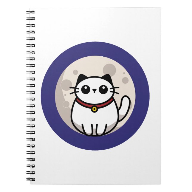 Caderno Espiral The Cat and The Moon 2025 (Frente)