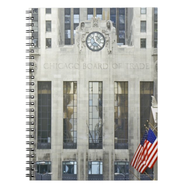 Caderno Espiral "The Chicago Conselho of Trade, Chicago, Illinois" (Frente)