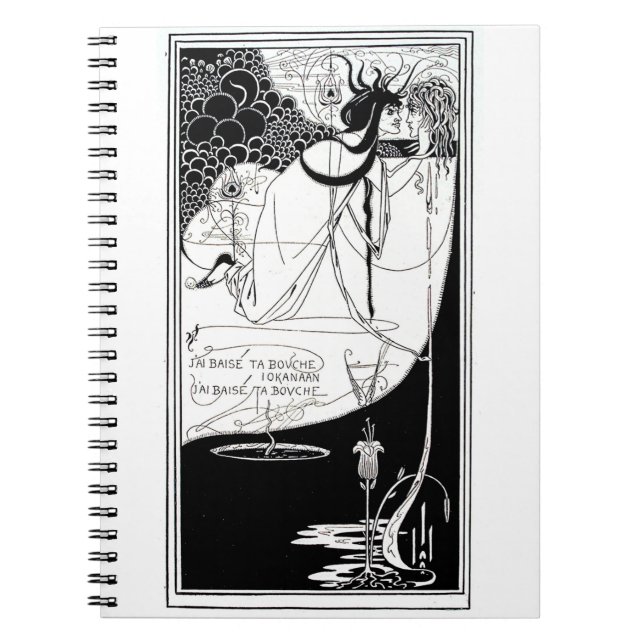 Caderno Espiral The Climax , por Aubrey Beardsley - HD (Frente)