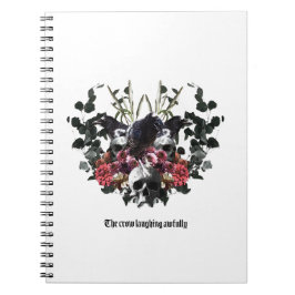 Caderno Espiral The Crow Laughing Awfully