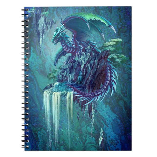 Caderno Espiral The Dragon's Waterfall (Frente)