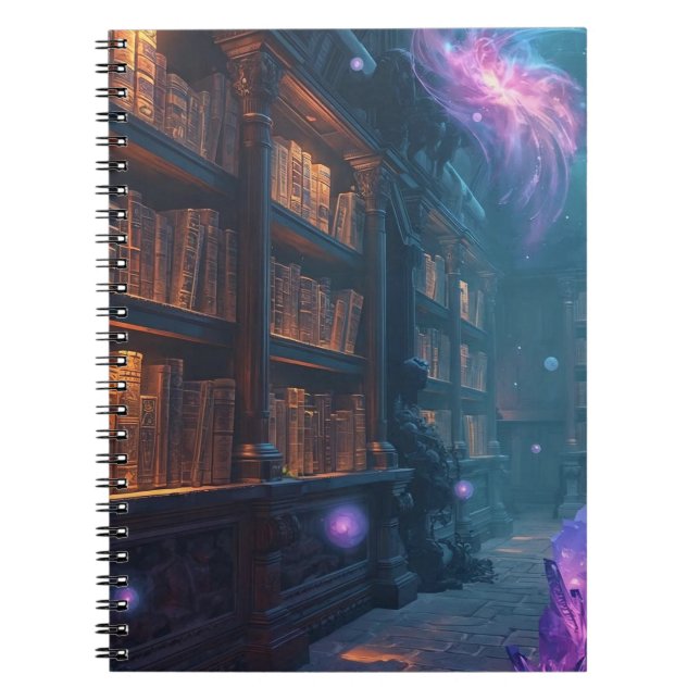 Caderno Espiral The Enchanted Library (Frente)