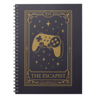 Caderno Espiral The Escaping - Notebook do jogador com controle de