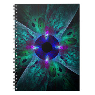 Caderno Espiral The Eye Abstract Art Notebook