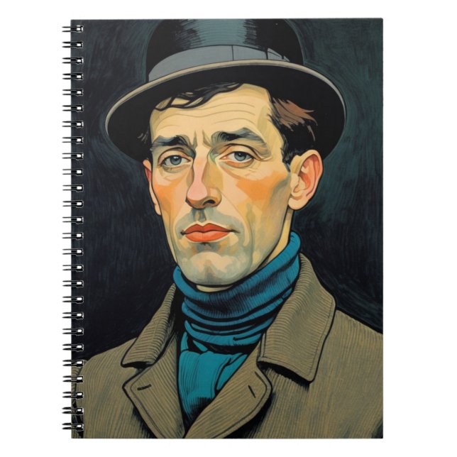 Caderno Espiral The Gentle Man | Notebook Journal (Frente)