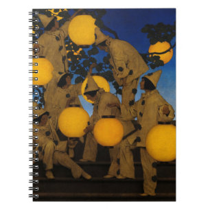 Caderno Espiral The Lantern Bearers, 1908, por Maxfield Parrish