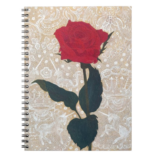 Caderno Espiral The Noble Rose: Japanese Art with Mythic Touch (Frente)