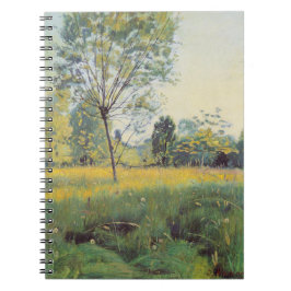 Caderno Espiral The Ouro Meadow (por Ferdinand Hodler)