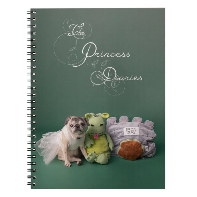 Caderno Espiral The Princess Diaries - Pug Notebook (Frente)