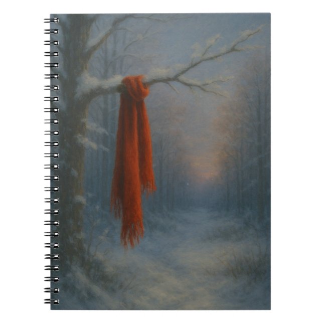 Caderno Espiral The Red Scarf (Frente)