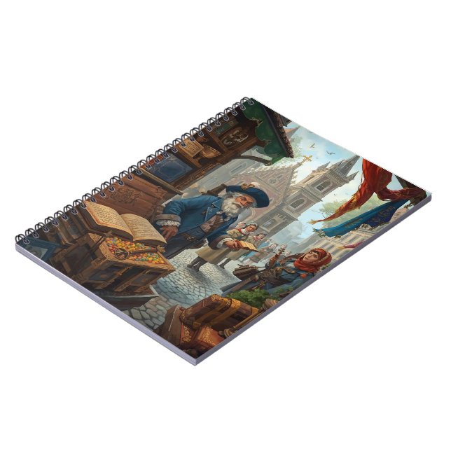 Caderno Espiral The Scholar’s Market (Left Side)