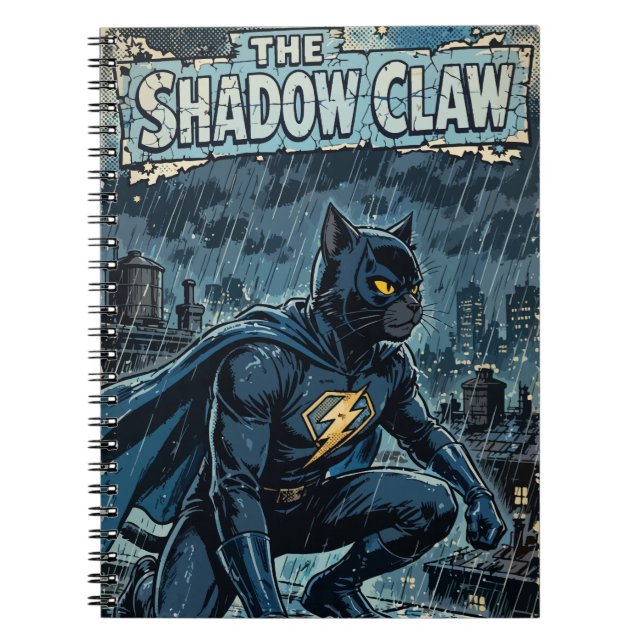Caderno Espiral The Shadow Claw: Night of the Storm (Frente)