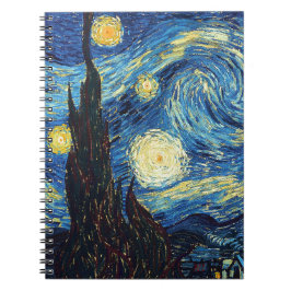 Caderno Espiral The Starry Night