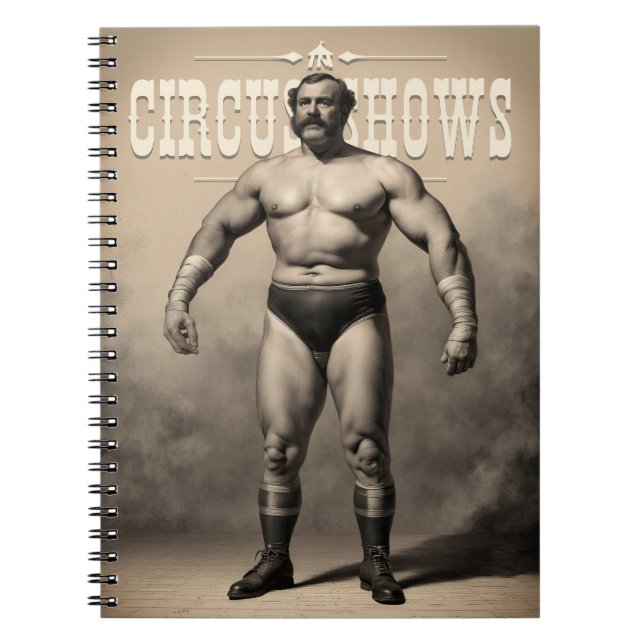 Caderno Espiral The Strong Man - Spiral Photo Notebook (Frente)