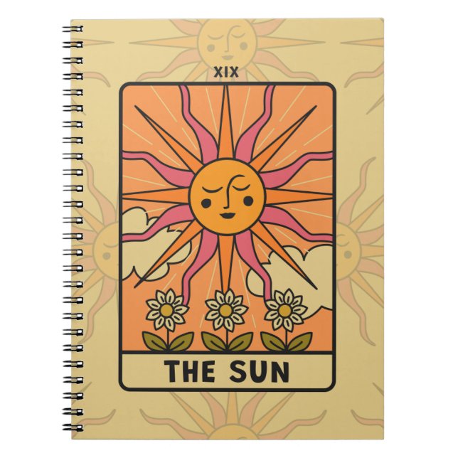 Caderno Espiral The Sun - Tarot (Frente)