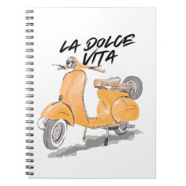 Caderno Espiral THE SWEET LIFE MOTORCYCLE Tote Bag notebook
