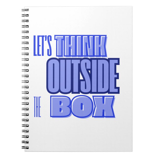 Caderno Espiral Think Outside the Box (Frente)