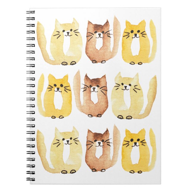 Caderno Espiral Three Cats (Frente)