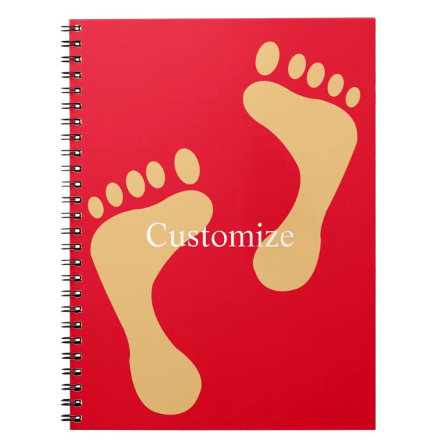 Caderno Espiral Thunder_Cove Bum Praia Descalço (Frente)