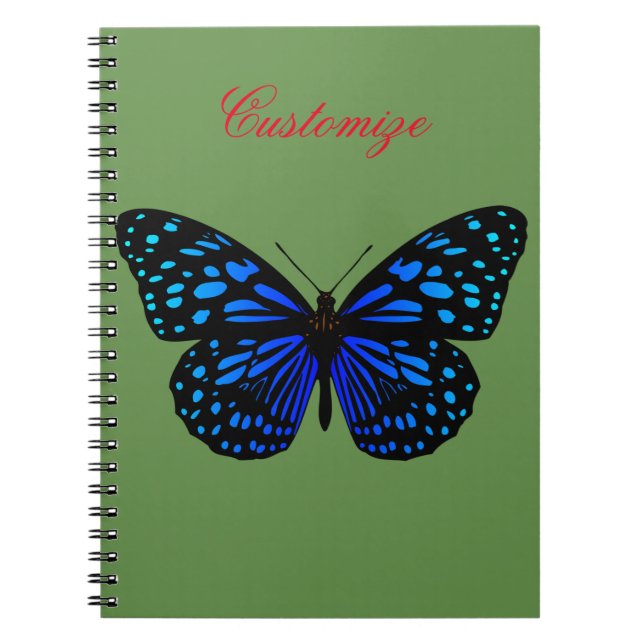 Caderno Espiral Thunder_Cove da Borboleta Azul (Frente)