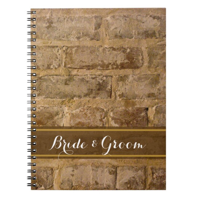 Caderno Espiral Tic Industrial Bricks Livro de Convidados (Frente)