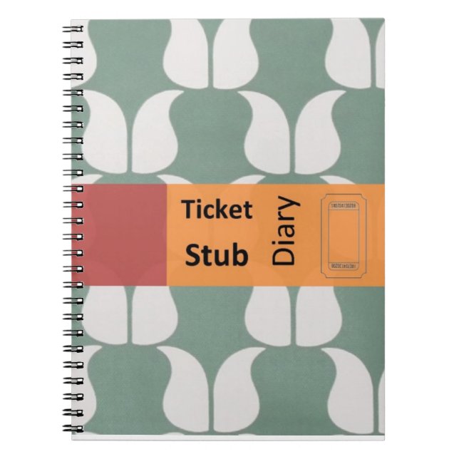 Caderno Espiral ticket stub diary (Frente)