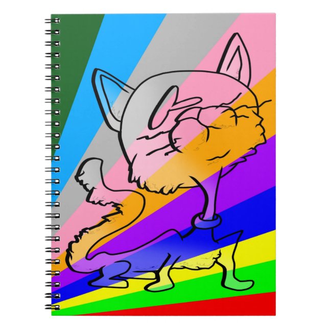 CADERNO ESPIRAL TICKME BOBO CAT (Frente)