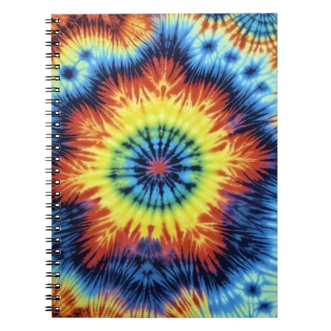 Caderno Espiral Tie Dye Art (Frente)