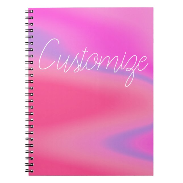 Caderno Espiral Tie Dye notebook (Frente)
