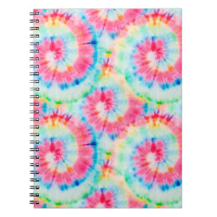 Caderno Espiral Tie Dye Spiral. Linda Aquarela Suja Arte Sw
