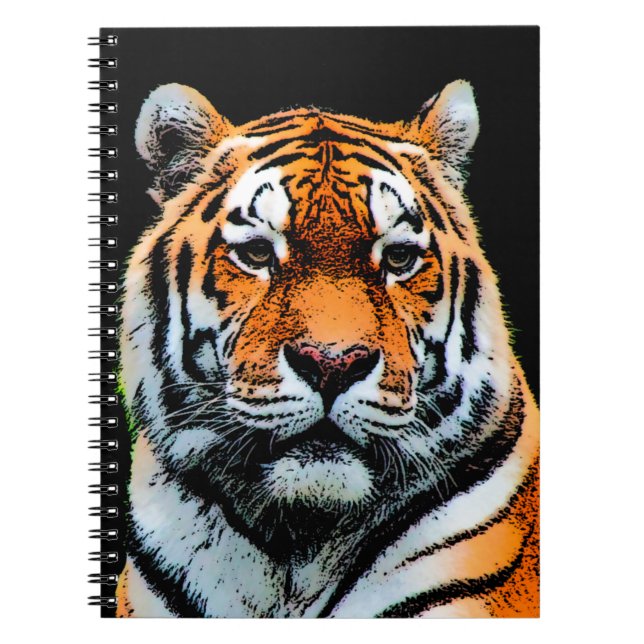 Caderno Espiral Tiger Eyes Inspiration (Frente)