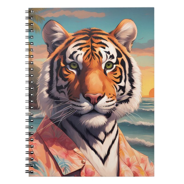 Caderno Espiral Tiger Holiday (Frente)