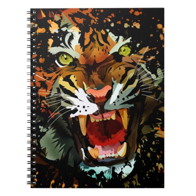 Caderno Espiral Tiger Roar 2 (Frente)