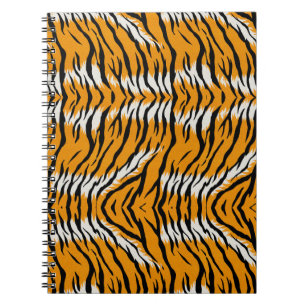 Caderno Espiral Tiger Skin Animal Print Pattern Design