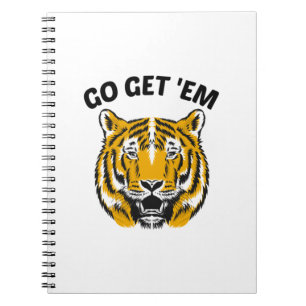 CADERNO ESPIRAL TIGER VÁ LÁ
