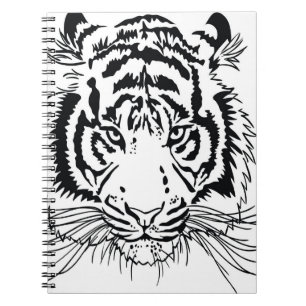 Caderno Espiral tigre