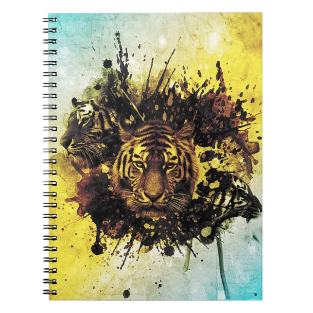 Caderno Espiral Tigre (Frente)