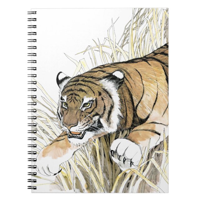 Caderno Espiral Tigre (Frente)