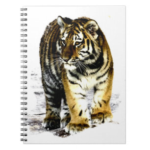 Caderno Espiral Tigre