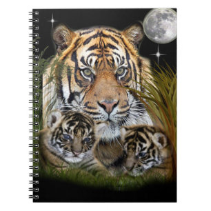 Caderno Espiral Tigre