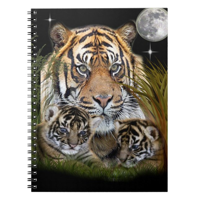 Caderno Espiral Tigre (Frente)