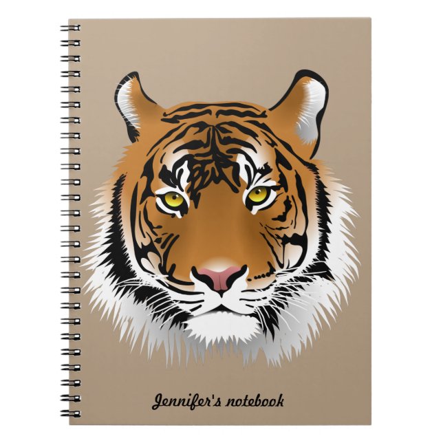Caderno Espiral Tigre (Frente)